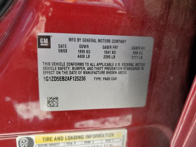 2010 Chevrolet Malibu 2Lt VIN: 1G1ZD5EB2AF125236 Lot: 56830084