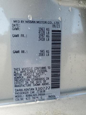 2024 NISSAN ALTIMA SV 1N4BL4DV5RN330722  54362174