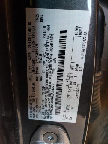 2022 Ford Escape Se VIN: 1FMCU9G68NUA14272 Lot: 56579294