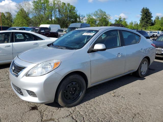 Lot #2572093974 2013 NISSAN VERSA S salvage car