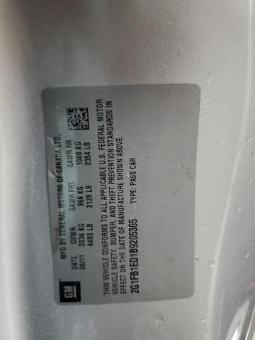 2011 Chevrolet Camaro Lt VIN: 2G1FB1ED1B9205365 Lot: 55709374