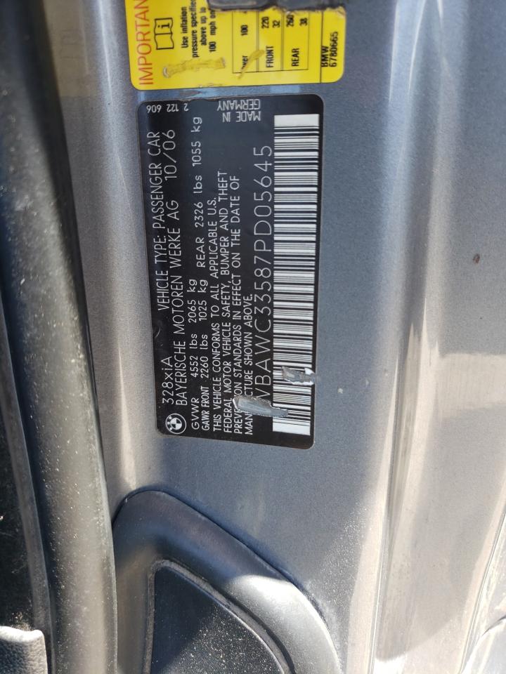 WBAWC33587PD05645 2007 BMW 328 Xi