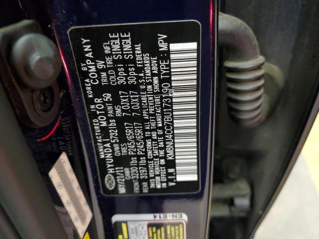 2011 Hyundai Veracruz Gls VIN: KM8NU4CC7BU173190 Lot: 55467844