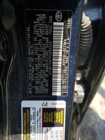 VIN 4T1BF1FK1FU092920 2015 Toyota Camry, LE no.13