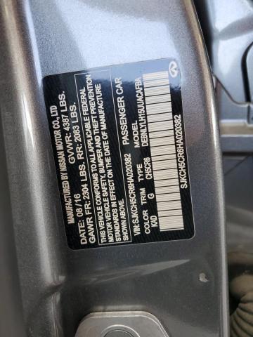 2017 Infiniti Qx30 Base VIN: SJKCH5CR6HA020382 Lot: 56818574