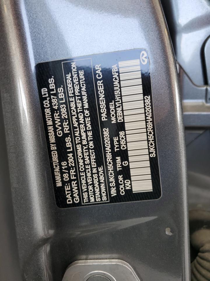 SJKCH5CR6HA020382 2017 Infiniti Qx30 Base