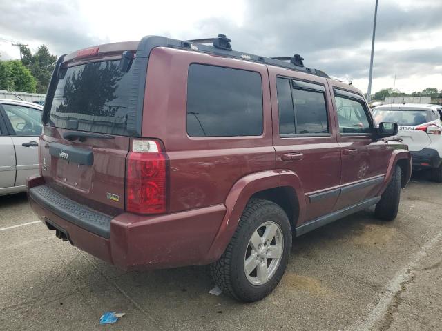 JEEP COMMANDER 2007 maroon  flexible fuel 1J8HG48P97C545915 photo #4