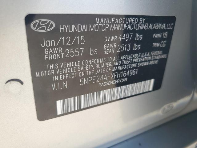 2015 HYUNDAI SONATA SE - 5NPE24AFXFH164961