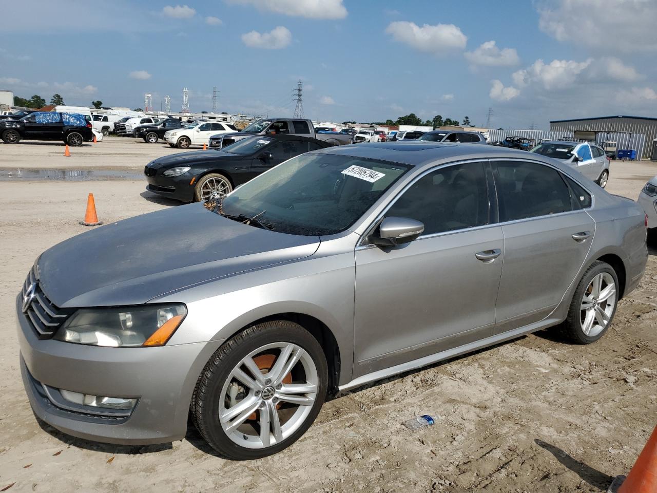 2012 Volkswagen Passat Se vin: 1VWBN7A36CC043981