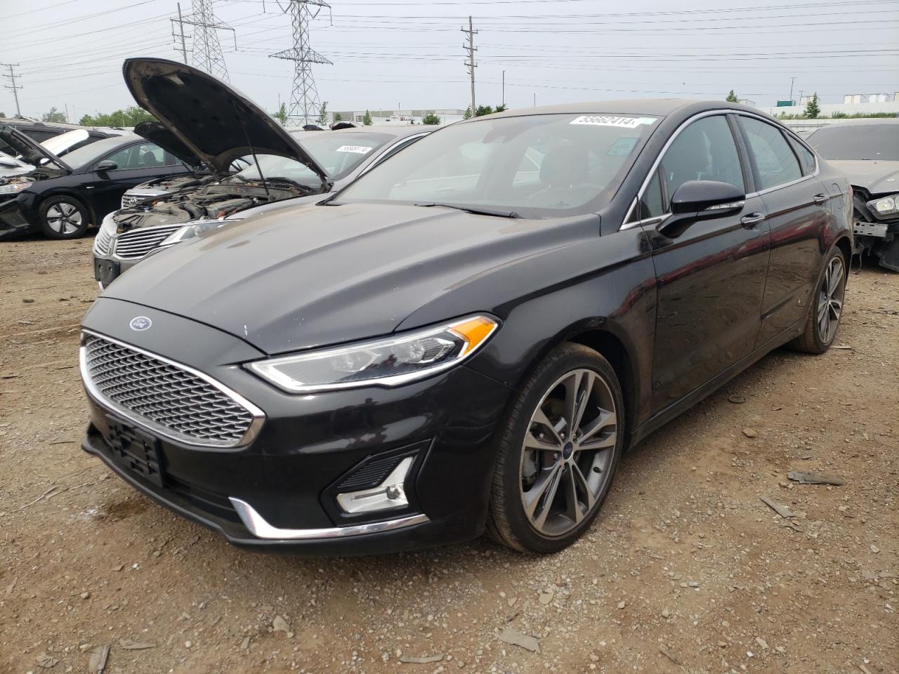 2019 Ford Fusion Titanium vin: 3FA6P0K91KR119900