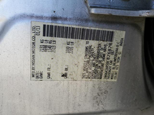 2013 Nissan Maxima S VIN: 1N4AA5AP5DC826878 Lot: 55203364