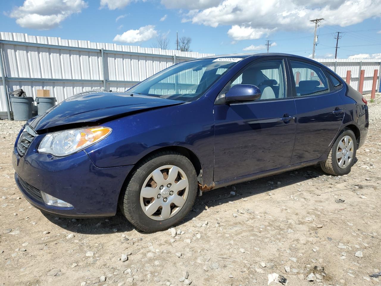 KMHDU46D87U173609 2007 Hyundai Elantra Gls