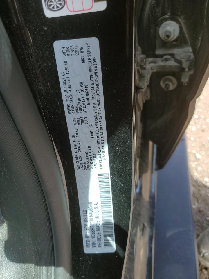 1C6SRFFT8LN408540 2020 Ram 1500 Big Horn/Lone Star