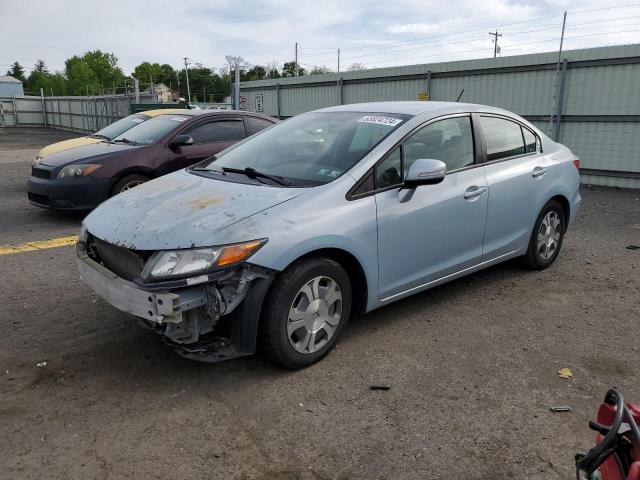 2012 Honda Civic Hybrid VIN: JHMFB4F28CS000467 Lot: 53824724