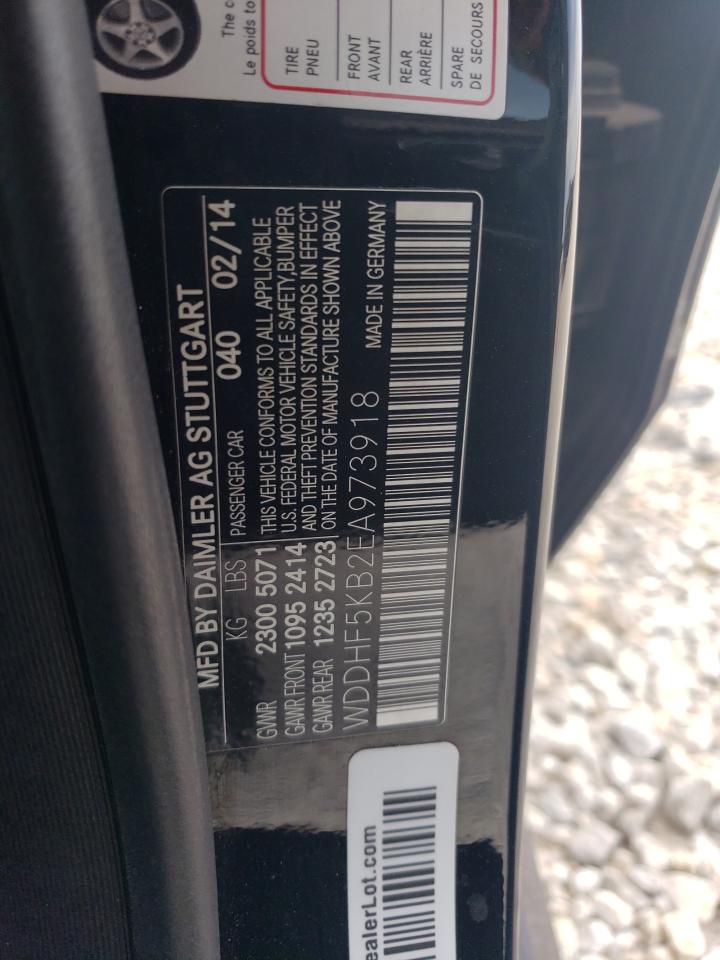 WDDHF5KB2EA973918 2014 Mercedes-Benz E 350