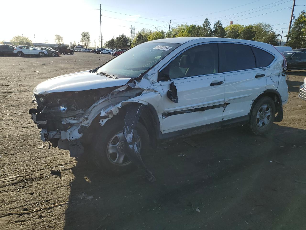 2015 Honda Cr-V Lx vin: 5J6RM3H33FL022944