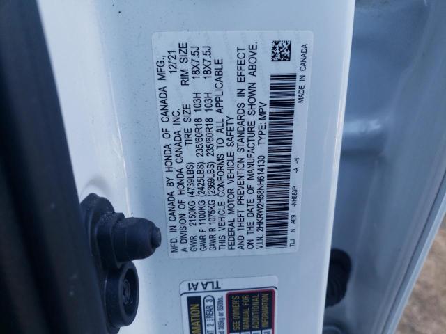 2022 Honda Cr-V Ex VIN: 2HKRW2H58NH614130 Lot: 57010934