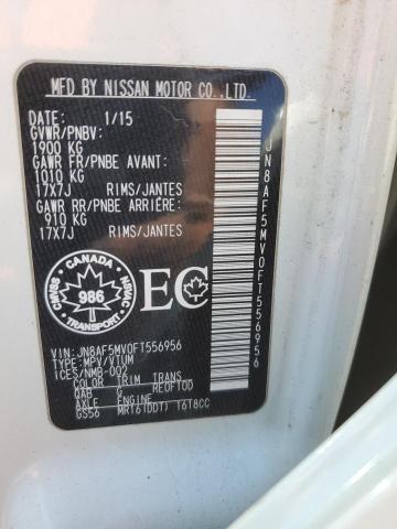 2015 NISSAN JUKE S - JN8AF5MV0FT556956