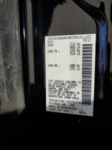 2022 Nissan Maxima Sv VIN: 1N4AA6CVXNC507074 Lot: 54900724