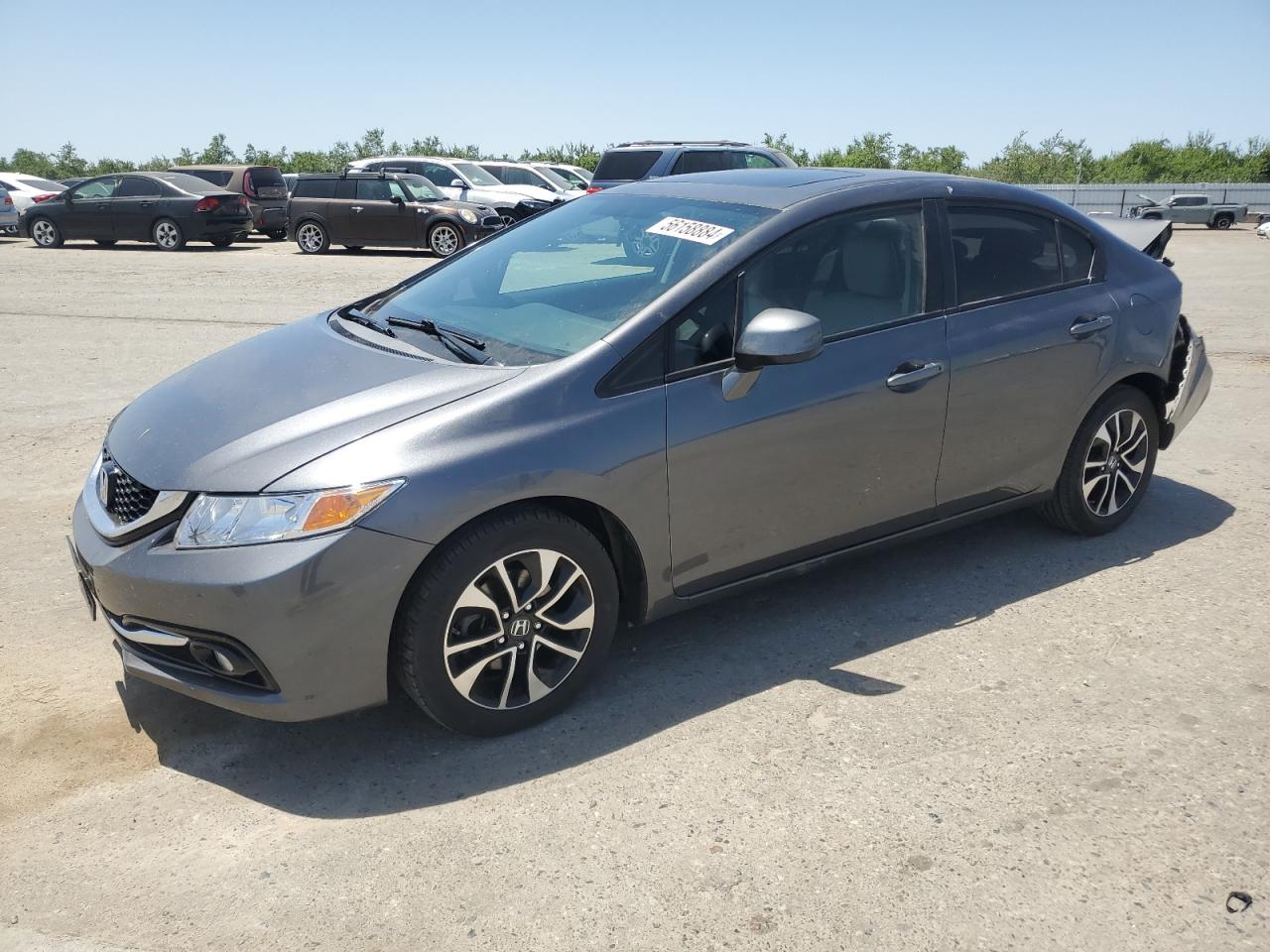 2HGFB2F93DH542444 2013 Honda Civic Exl