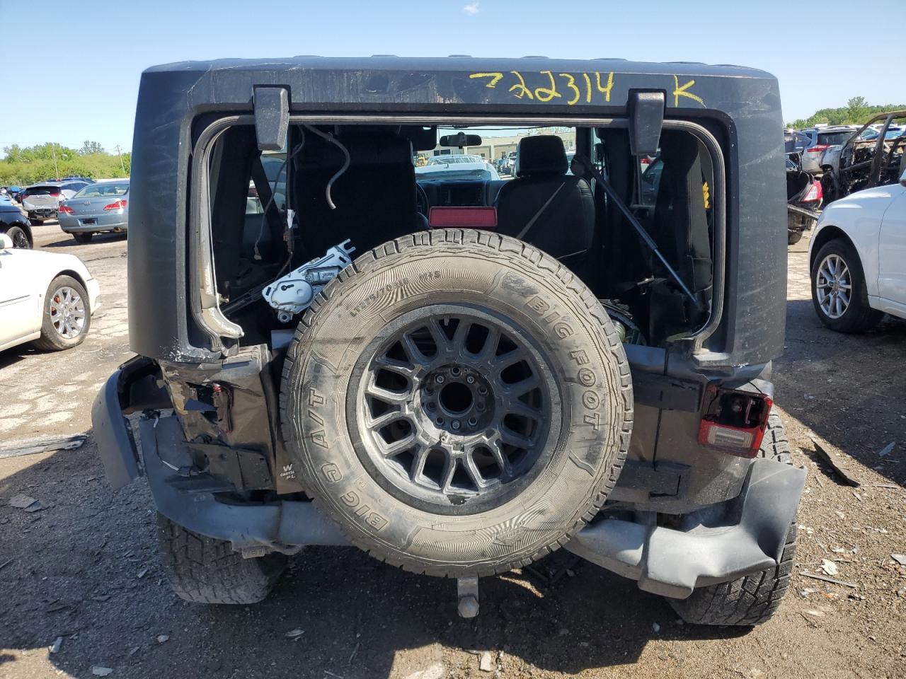 1C4BJWDG1HL722314 2017 Jeep Wrangler Unlimited Sport