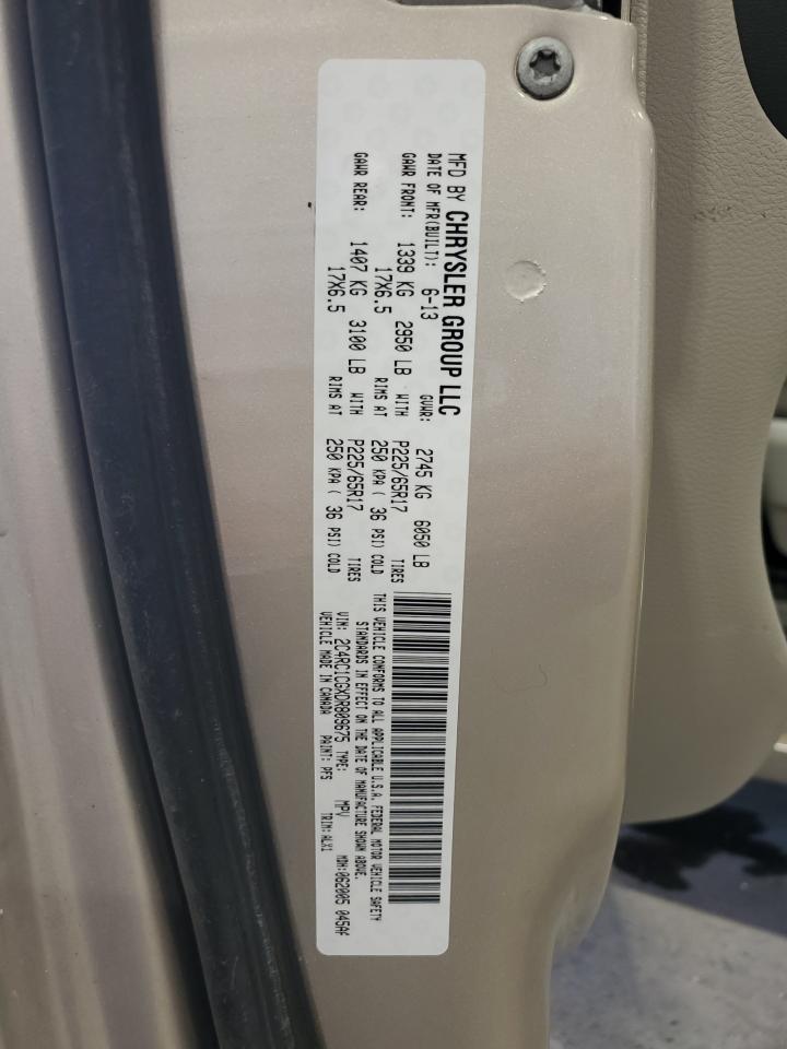 2C4RC1CGXDR809675 2013 Chrysler Town & Country Touring L