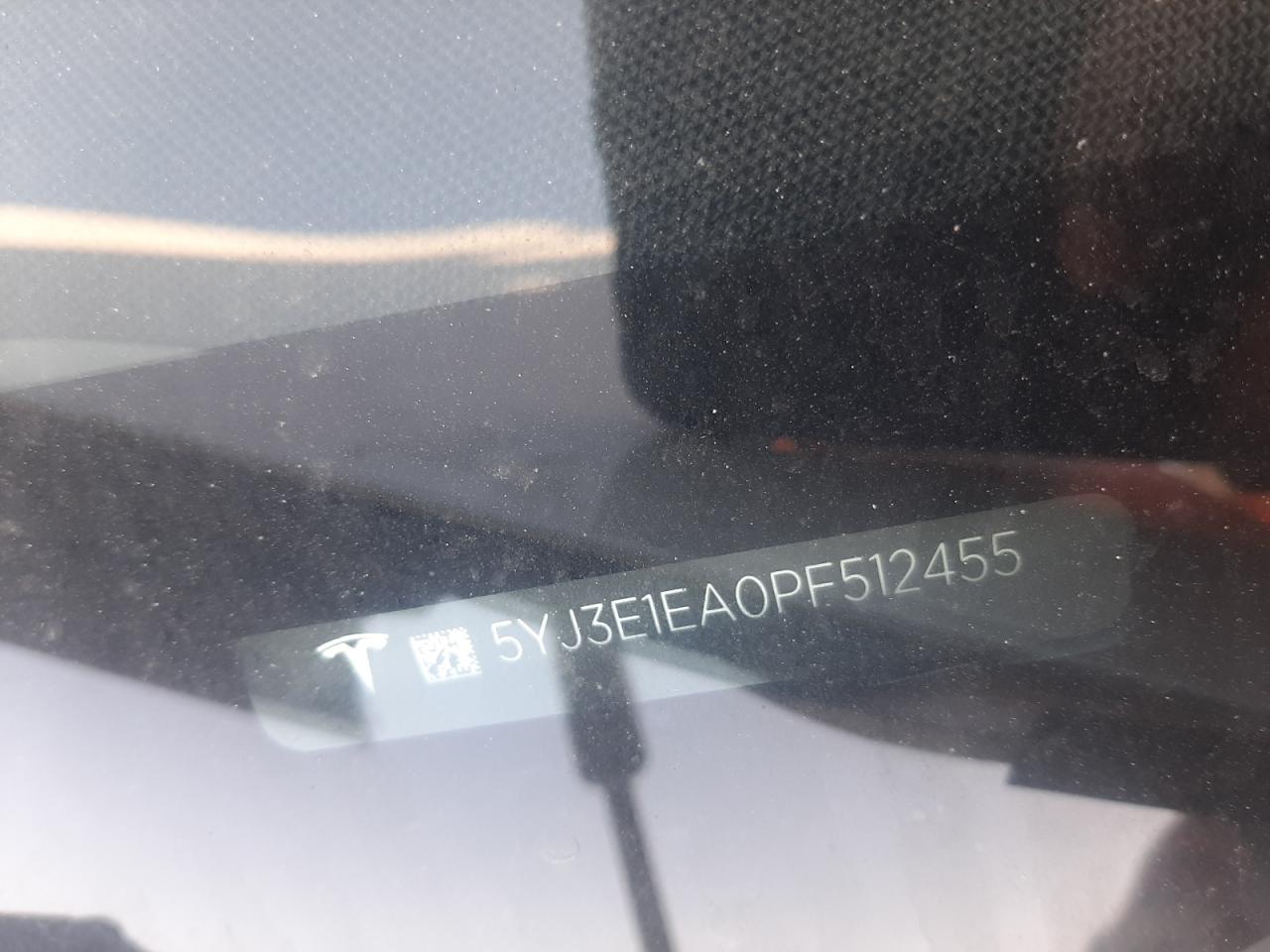 5YJ3E1EA0PF512455 2023 Tesla Model 3