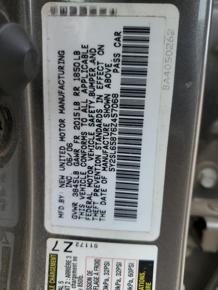 5Y2SL65876Z457068 2006 Pontiac Vibe