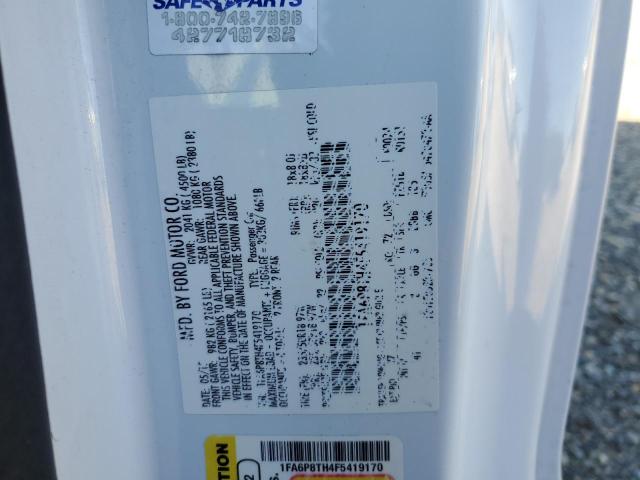 2015 Ford Mustang VIN: 1FA6P8TH4F5419170 Lot: 53891984