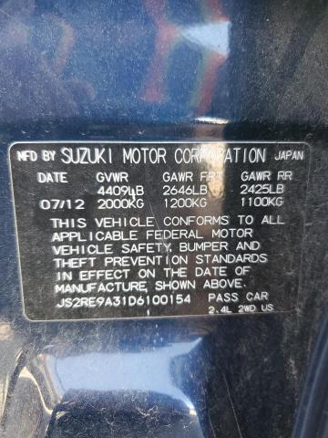 2013 Suzuki Kizashi Se VIN: JS2RE9A31D6100154 Lot: 56526274