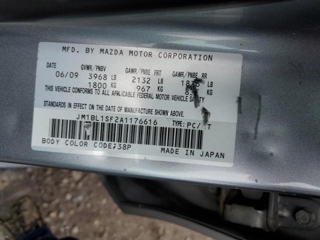 2010 Mazda 3 I VIN: JM1BL1SF2A1176616 Lot: 52809964