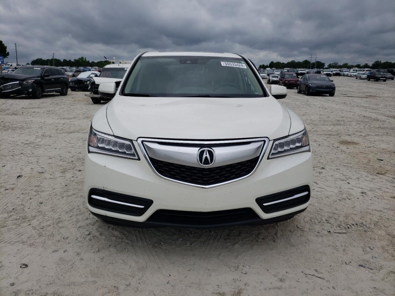 5FRYD3H43GB015344 2016 Acura Mdx Technology