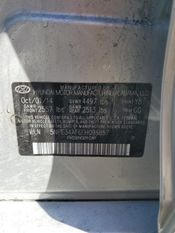 5NPE34AF6FH098857 2015 Hyundai Sonata Sport