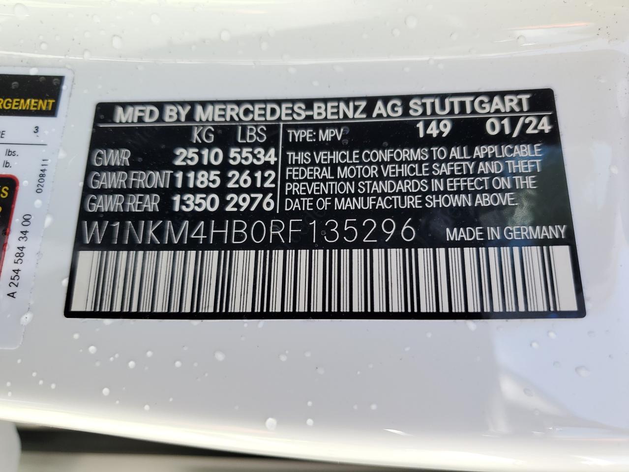 W1NKM4HB0RF135296 2024 Mercedes-Benz Glc 300 4Matic