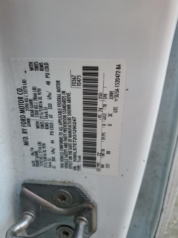 NM0LS7E72G1290247 2016 Ford Transit Connect Xl