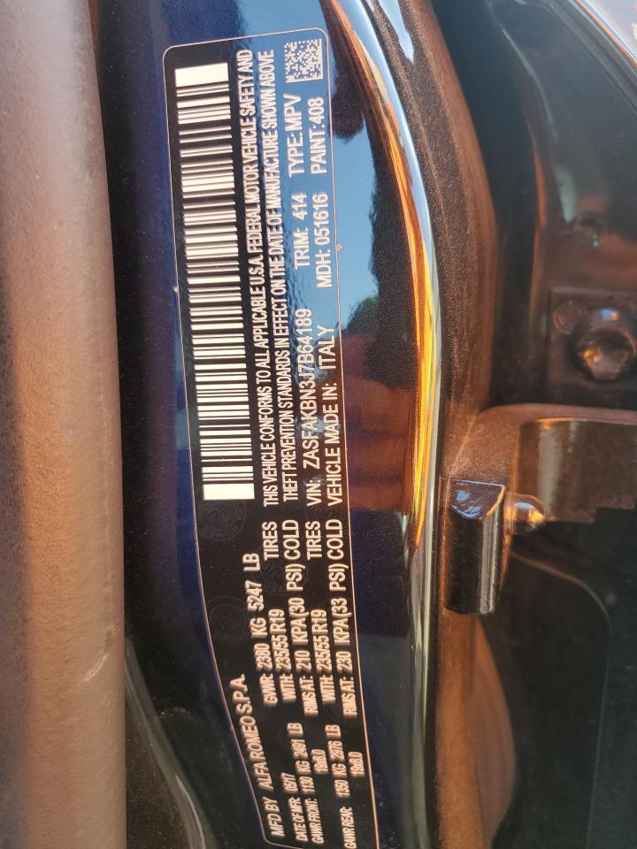 ZASFAKBN3J7B64189 2018 Alfa Romeo Stelvio Ti