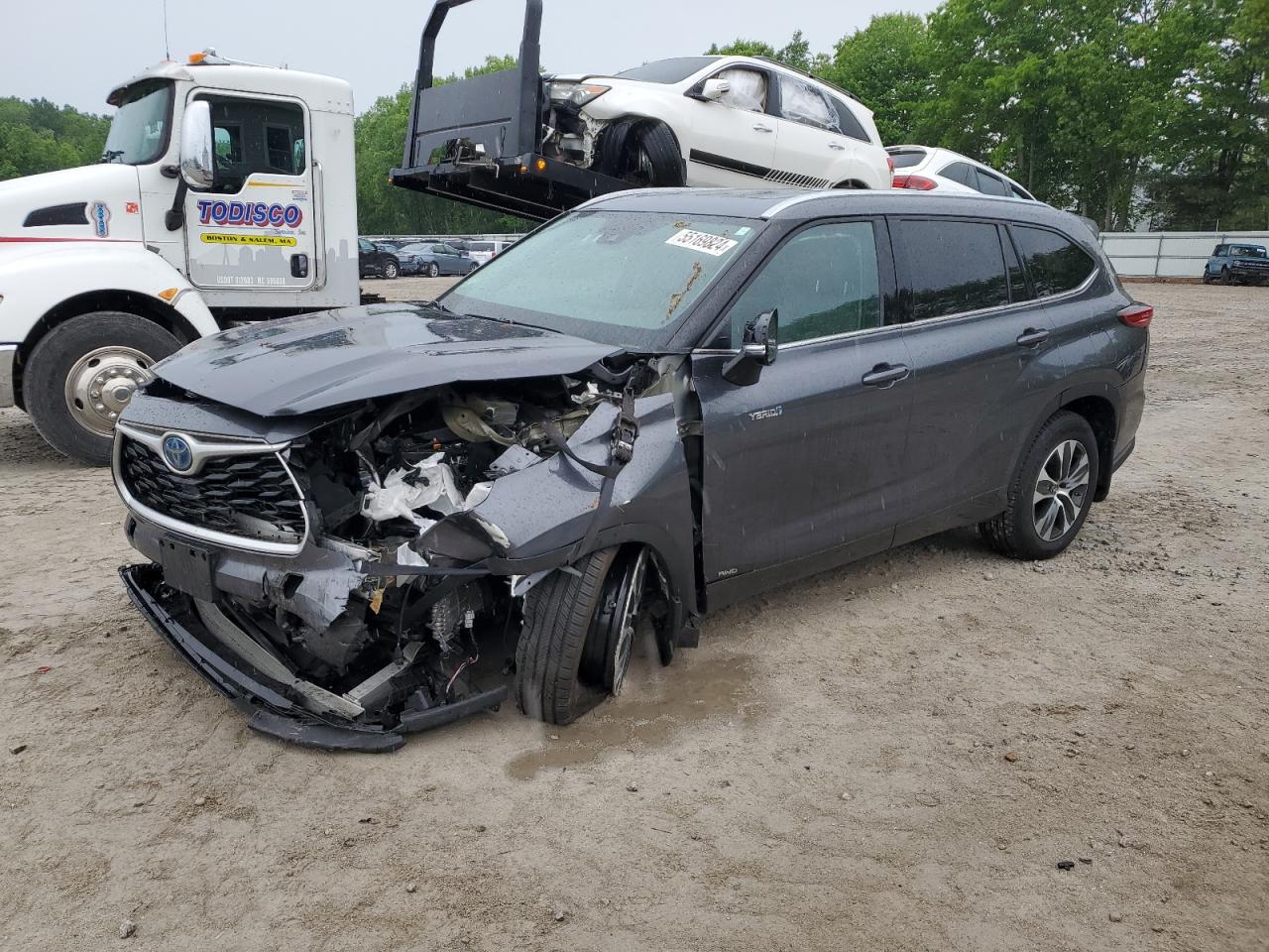 5TDGBRCH9MS518450 2021 Toyota Highlander Hybrid Xle