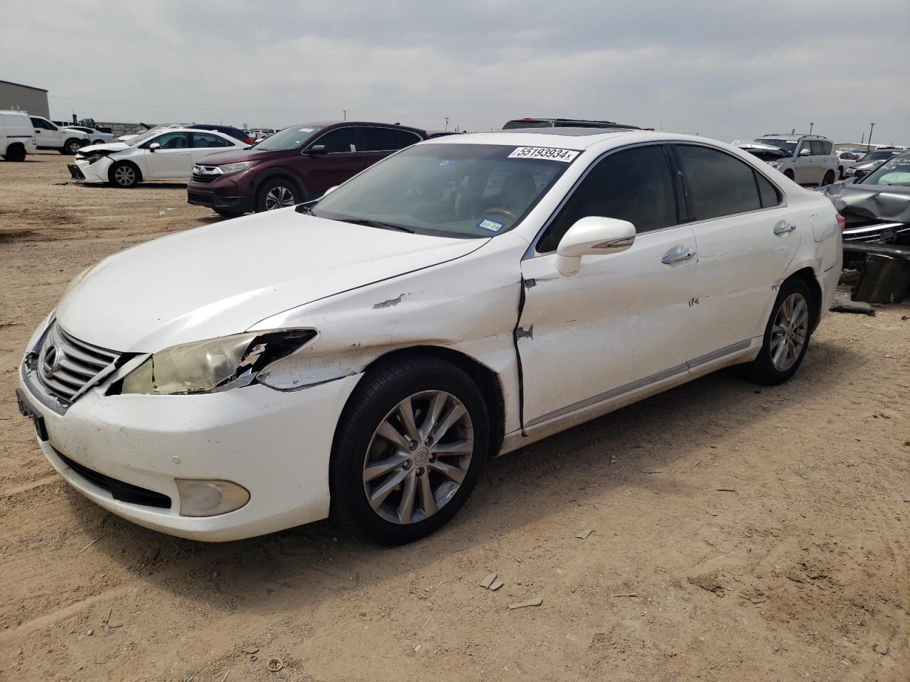 2012 Lexus Es 350 vin: JTHBK1EG3C2474918