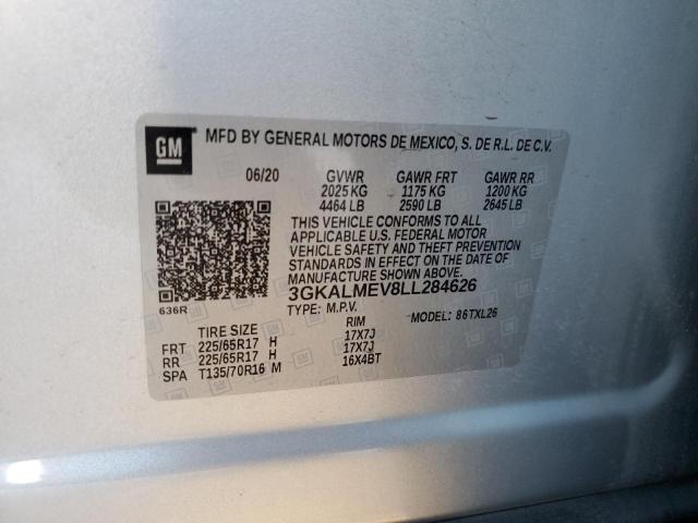 2020 GMC Terrain Sle VIN: 3GKALMEV8LL284626 Lot: 57106434