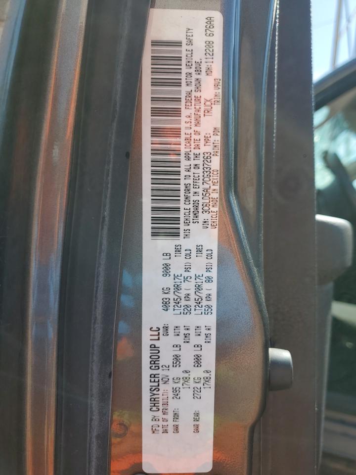 3C6LD5AL7CG337263 2012 Dodge Ram 2500 St