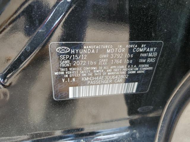 2013 Hyundai Elantra Gls VIN: KMHDH4AE3DU642802 Lot: 54224874