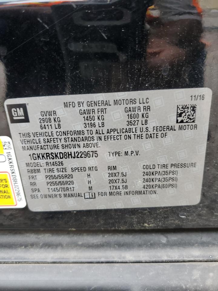 1GKKRSKD8HJ229675 2017 GMC Acadia Limited Slt-2