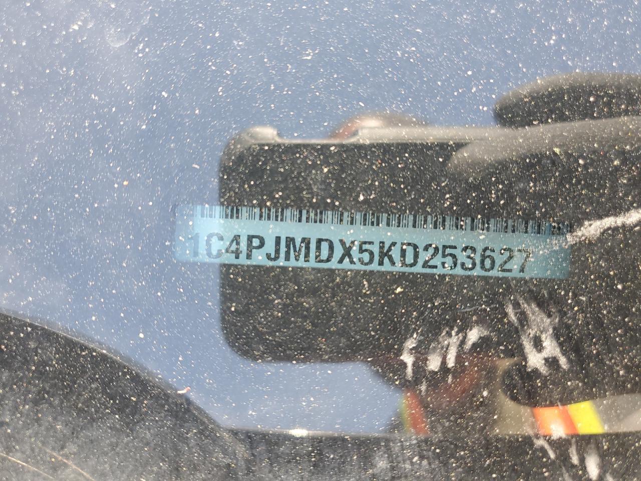 1C4PJMDX5KD253627 2019 Jeep Cherokee Limited