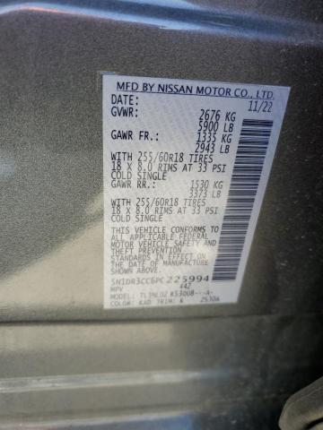 2023 NISSAN PATHFINDER - 5N1DR3CC6PC225994