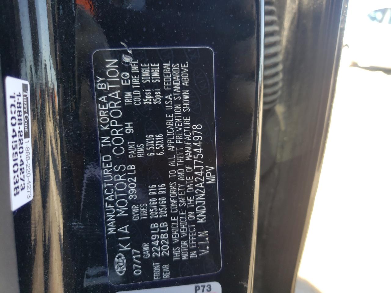 KNDJN2A24J7544978 2018 Kia Soul