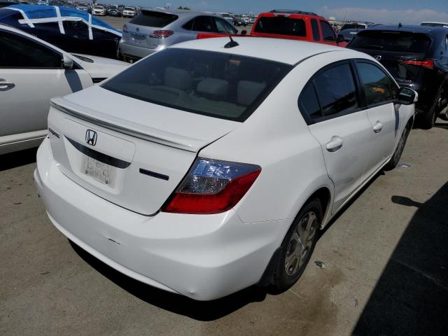 2012 Honda Civic Hybrid L VIN: JHMFB4F33CS005388 Lot: 54240574