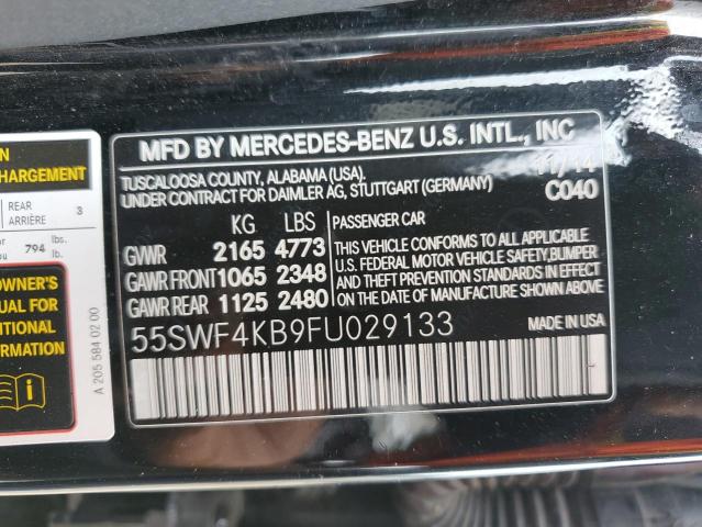 55SWF4KB9FU029133 2015 MERCEDES-BENZ C CLASS - Image 12