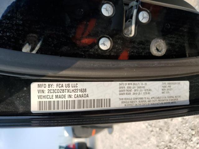 2020 Dodge Challenger R/T VIN: 2C3CDZBTXLH221638 Lot: 55130014