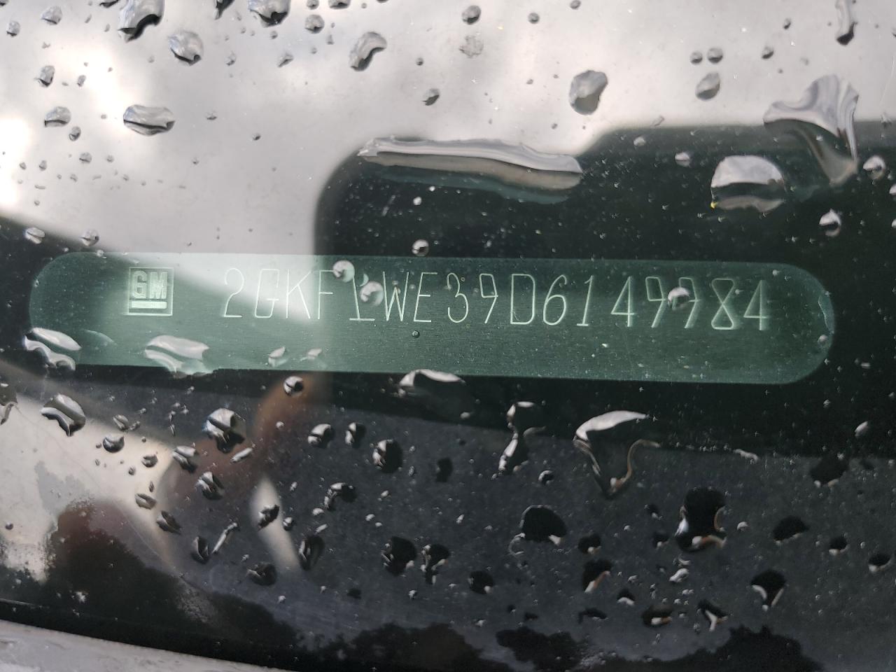 2GKFLWE39D6149984 2013 GMC Terrain Slt