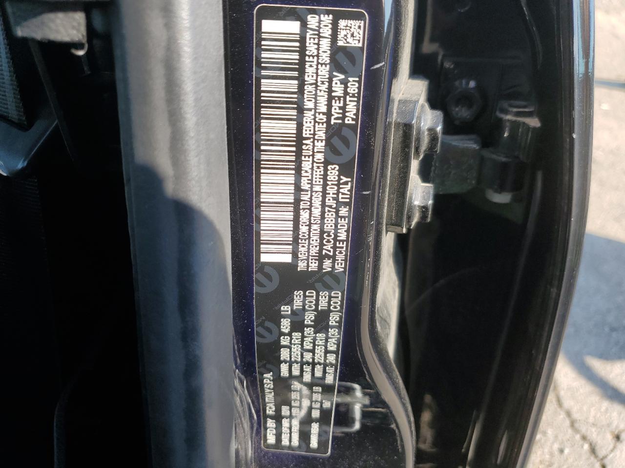 ZACCJBBB7JPH01893 2018 Jeep Renegade Latitude